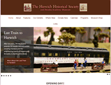 Tablet Screenshot of harwichhistoricalsociety.org